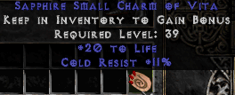 Life and Cold Resist Charm